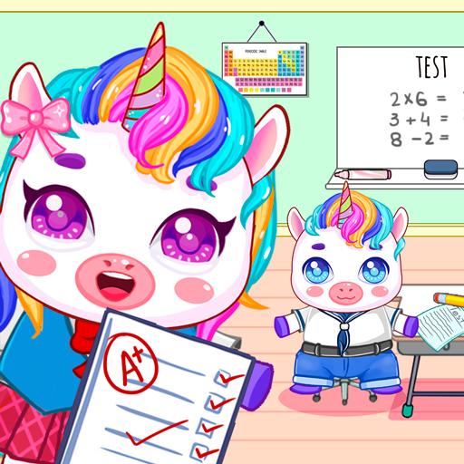 Mini Town: My Unicorn School Kids Games 2021