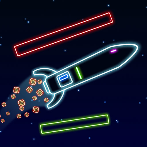 Neon Rocket Game