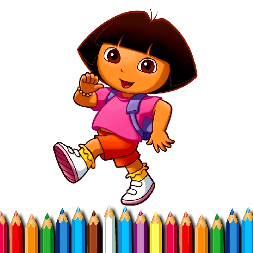 BTS Dora Coloring Book