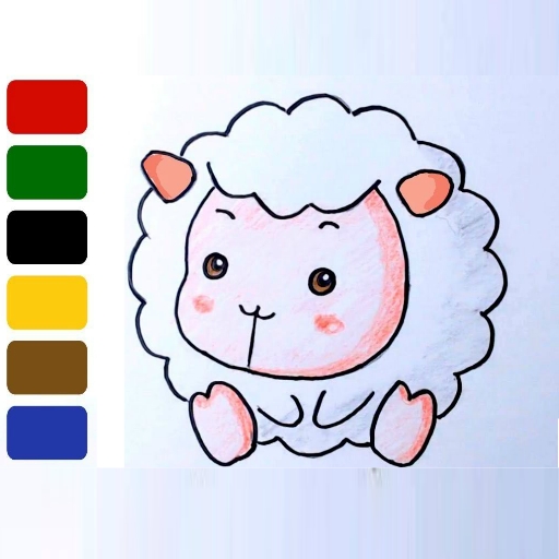 Baby sheep ColoringBook