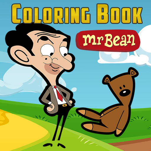 Mr. Bean Coloring Book