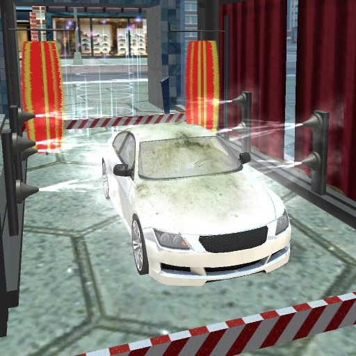 Modern Sports Car Wash 3D